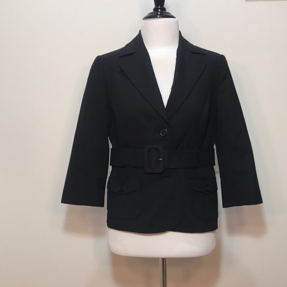 NWT The Limited Black Blazer with Belt